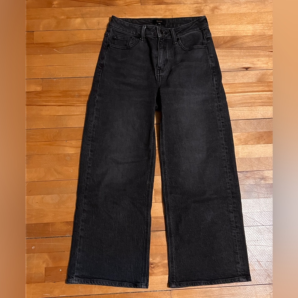 Quince- Bella relaxed stretch wide leg jeans